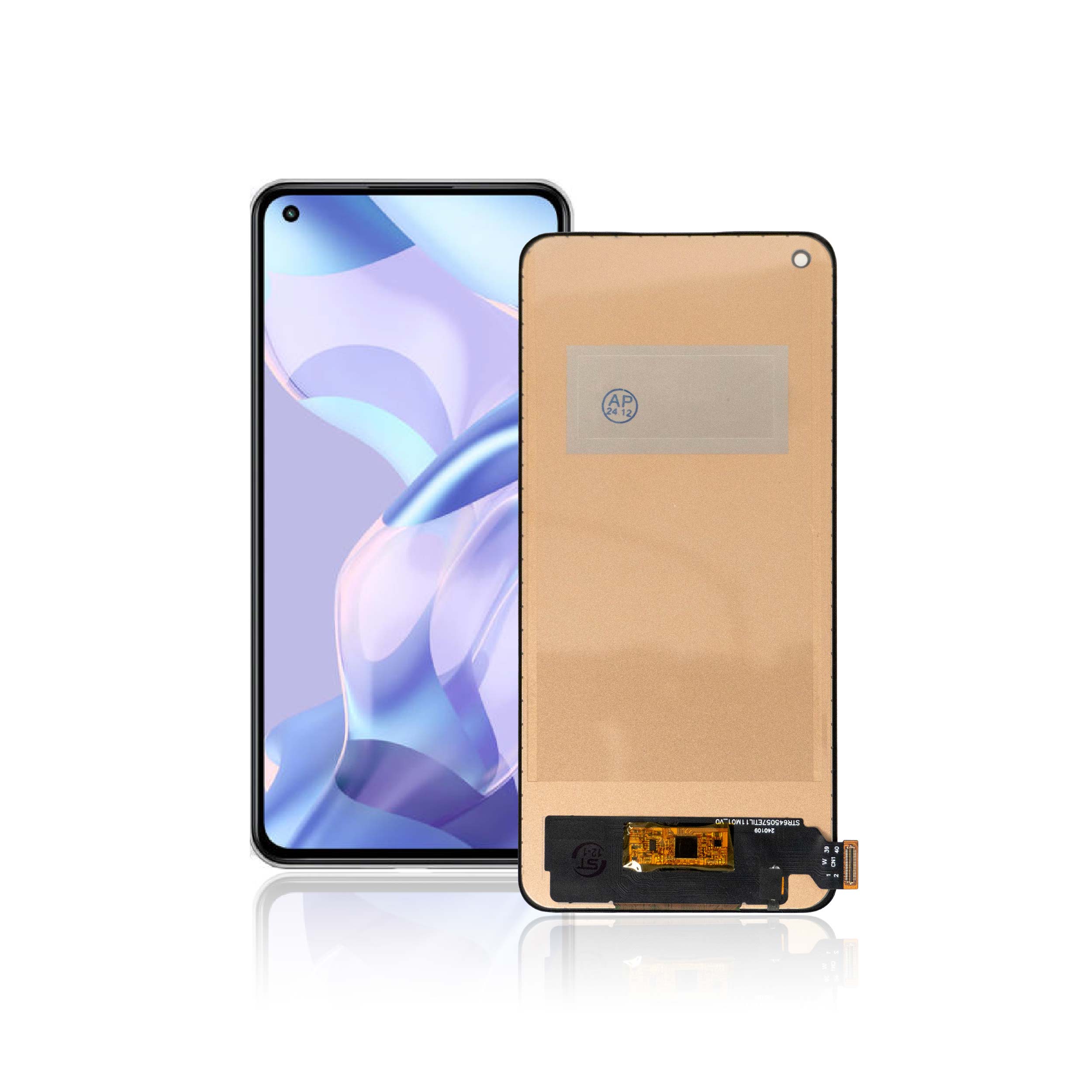 LCD หน้าจอมือถือ จอ TFT สำหรับ Xiaomi 11 Lite 5G NE