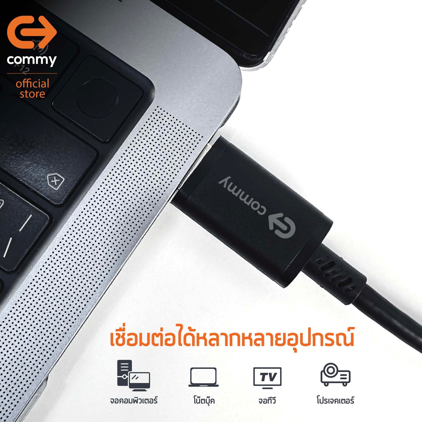 สาย HDMI 2.0 คมชัดระดับ 4K ยาว 1.8เมตร สําหรับ จอ PC TV Laptop Nintendo