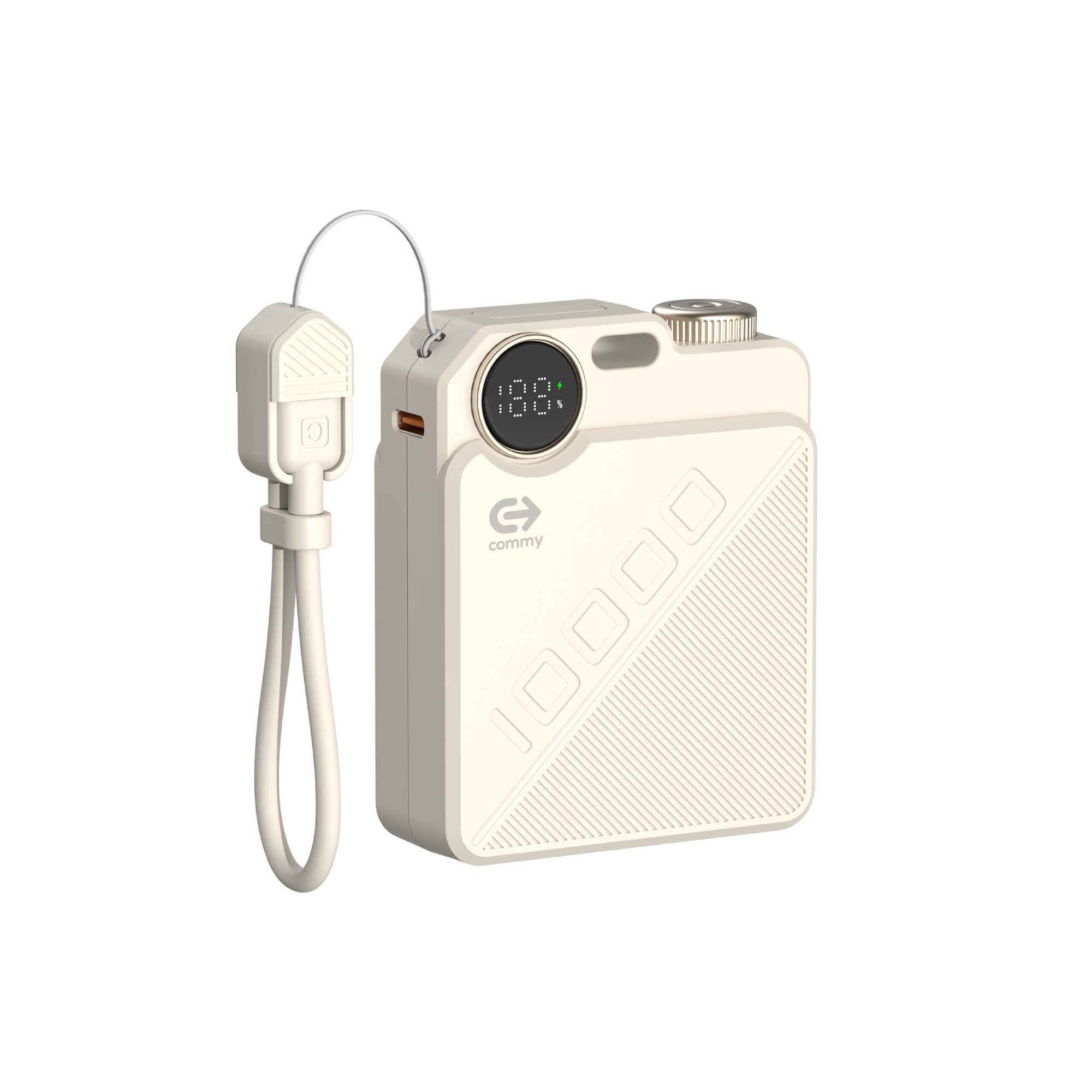 Powerbank มินิ มีสายในตัว รุ่น PB-B001 10,000 แอมป์