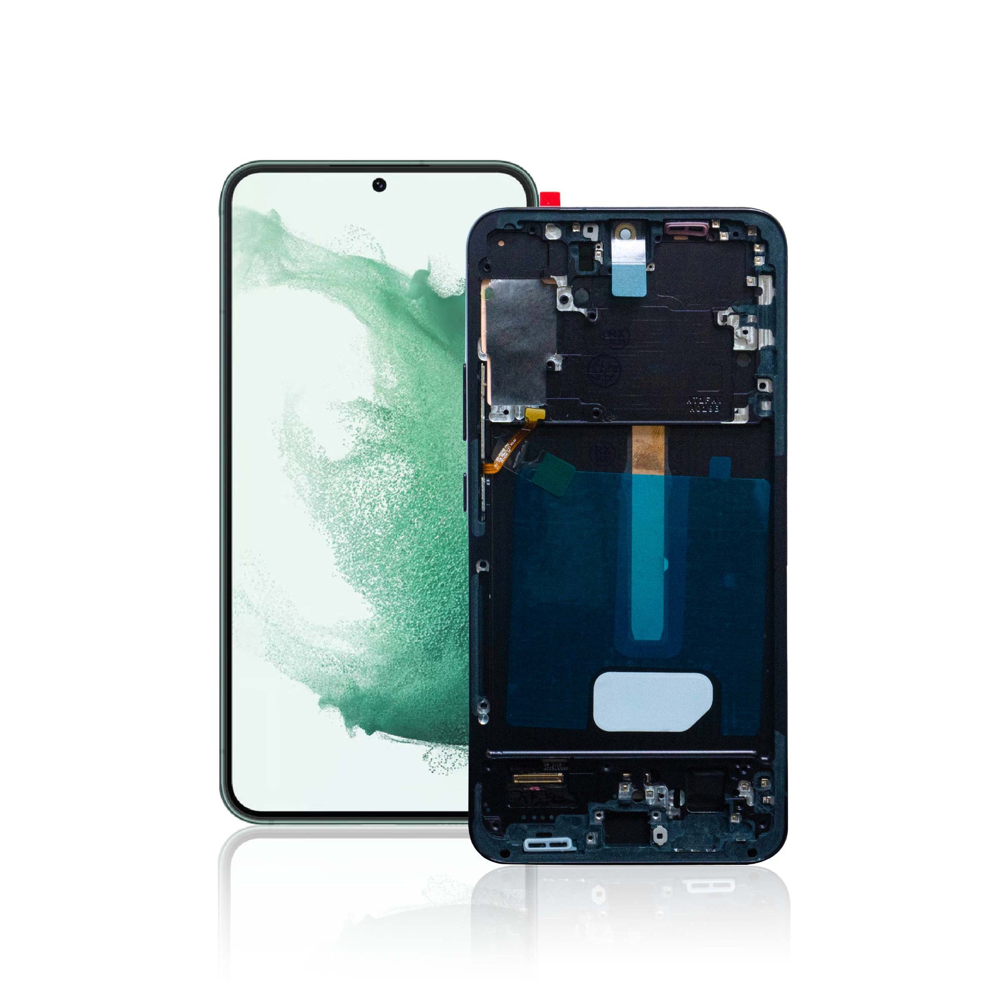 LCD หน้าจอมือถือ จอ OLED แบบมีกรอบ สำหรับ Samsung S22 Plus