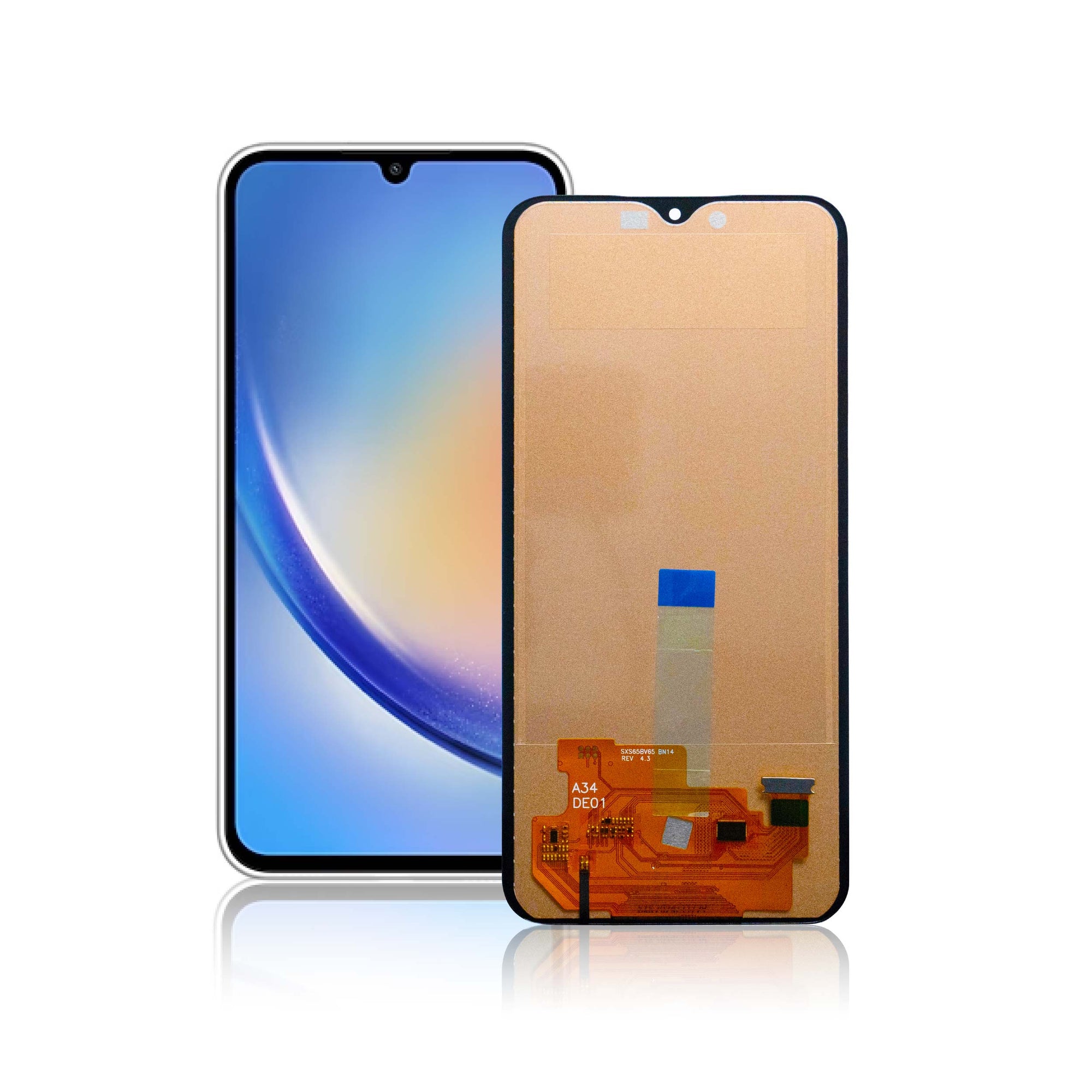 LCD หน้าจอมือถือ จอ TFT สำหรับ Samsung A34