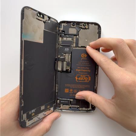 แบตเตอรี่ iPhone เพิ่มความจุ 25% รุ่น iPhone 15 Pro Max 4860 mAh (High Capa)