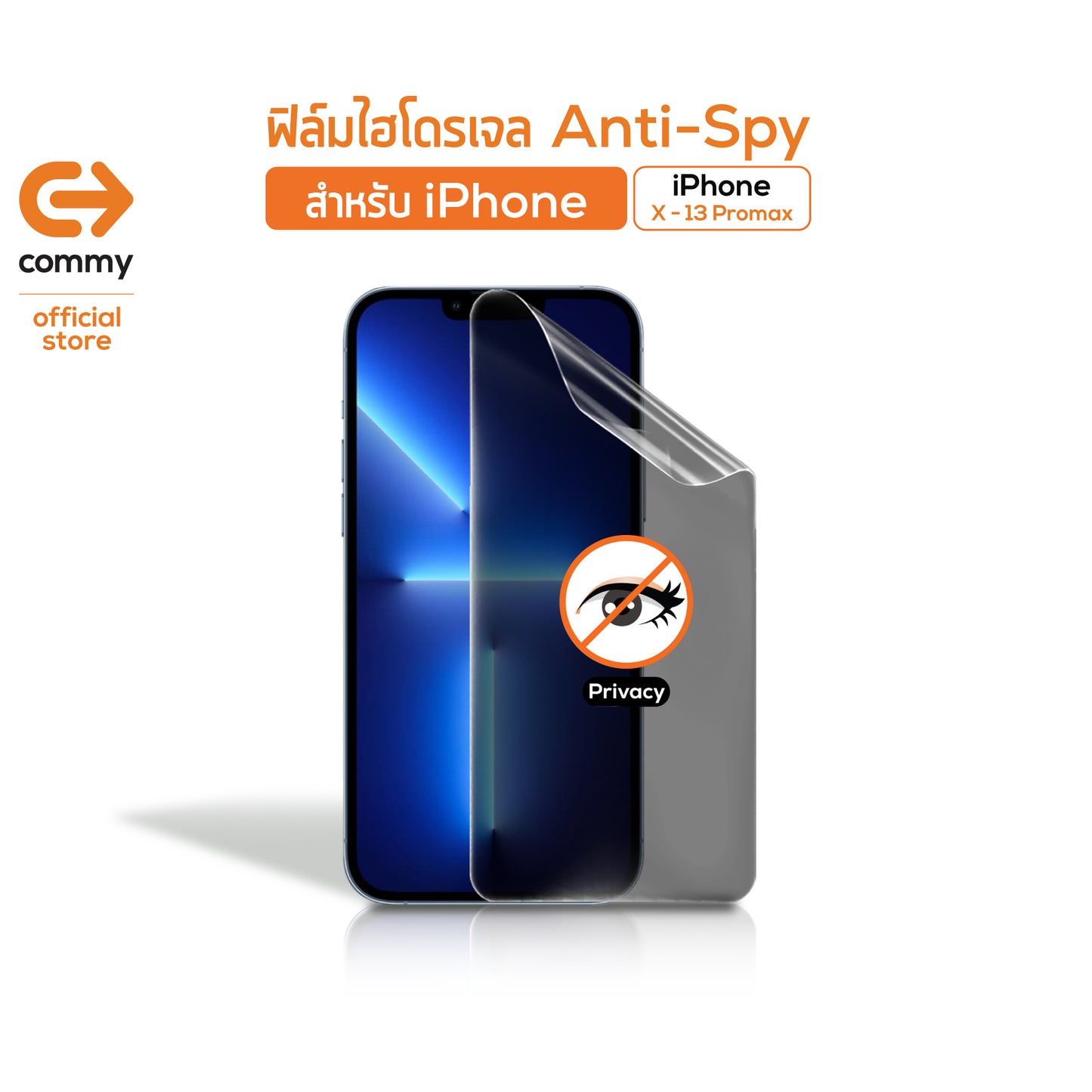 ฟิล์มไฮโดรเจลกันเผือก สำหรับ iPhone 6- iPhone 16 series ทุกรุ่น