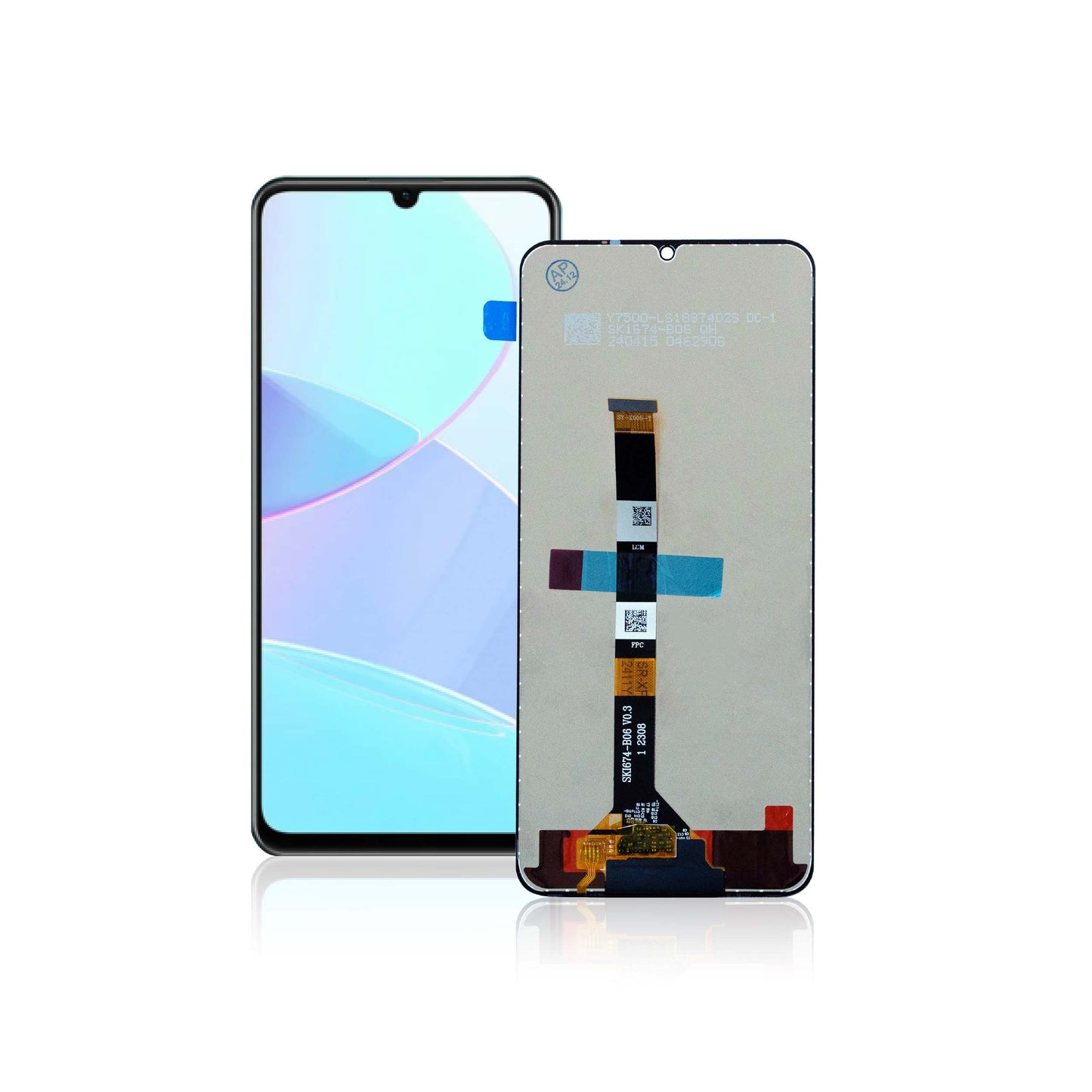 LCD หน้าจอมือถือ จอ TFT สำหรับ Realme C51 plus