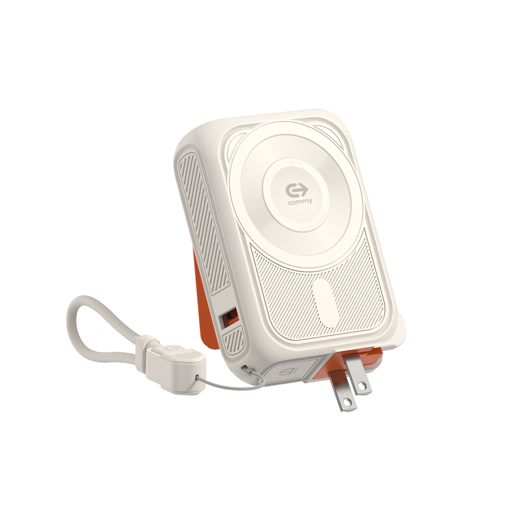 Powerbank Magsafe Wireless charge พร้อมสาย ขาปลั๊ก รุ่น PB-AC001 10,000 แอมป์
