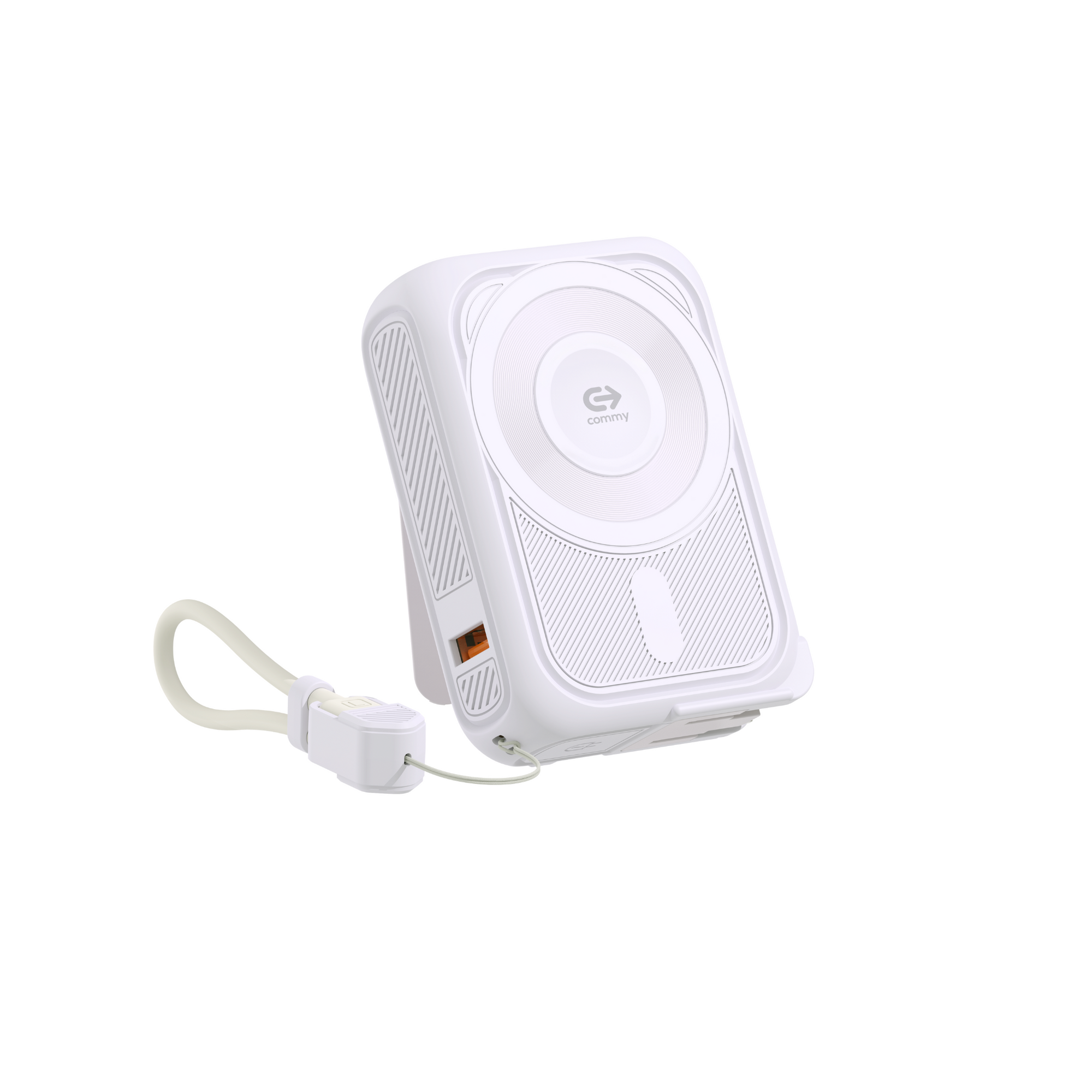 Powerbank Magsafe Wireless charge พร้อมสาย ขาปลั๊ก รุ่น PB-AC001 10,000 แอมป์