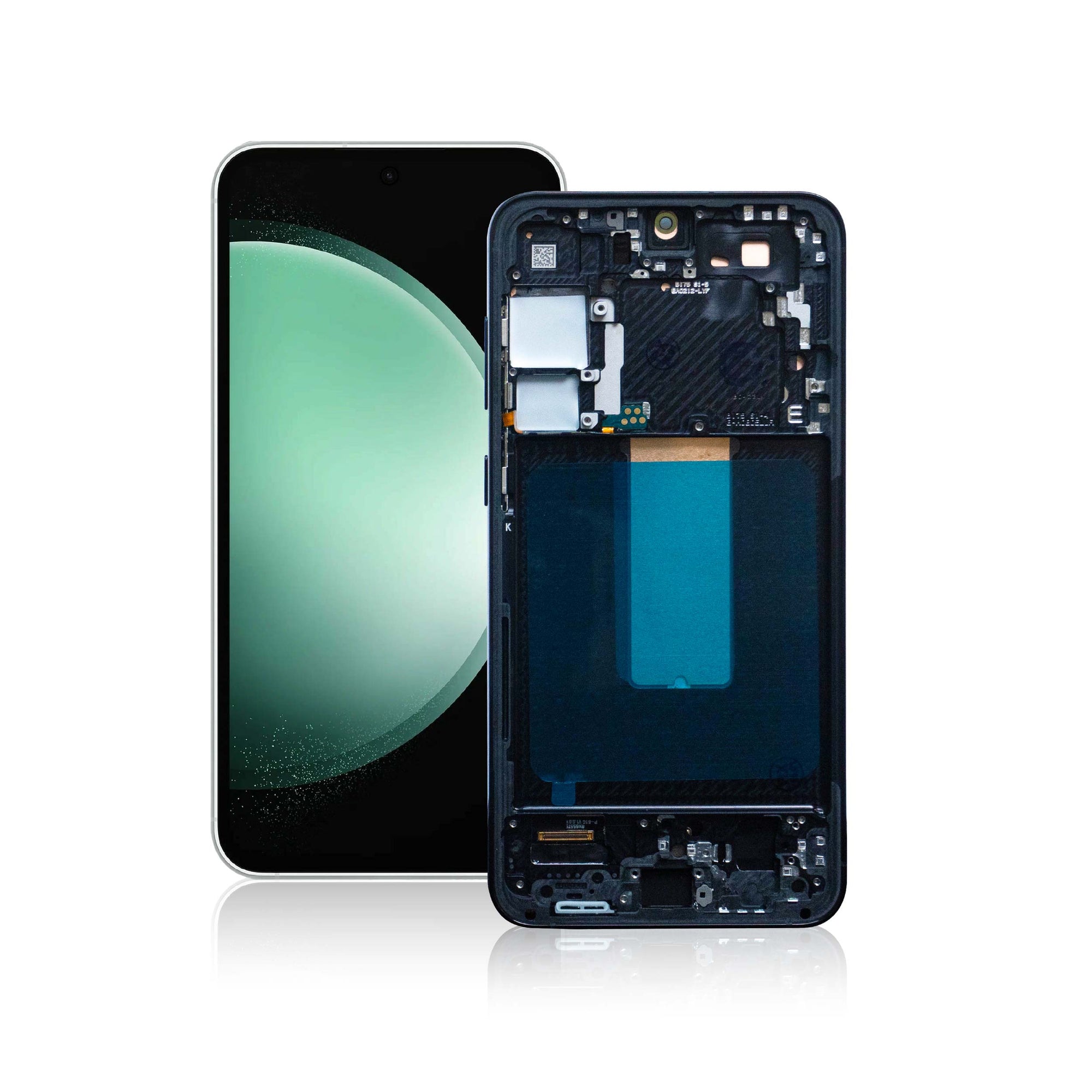 LCD หน้าจอมือถือ จอ OLED แบบมีกรอบ สำหรับ Samsung S23 Plus