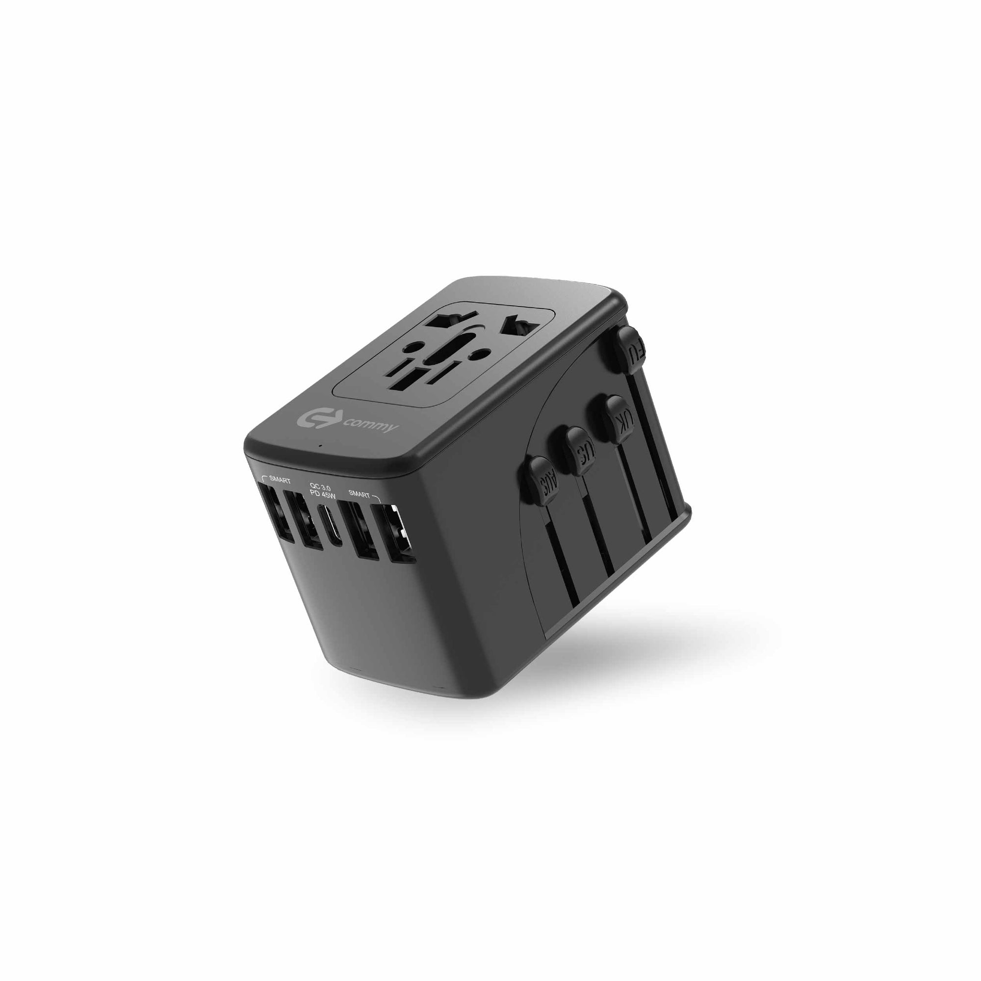 หัวแปลงปลั๊กไฟ หัวปลั๊กต่างประเทศ 20W