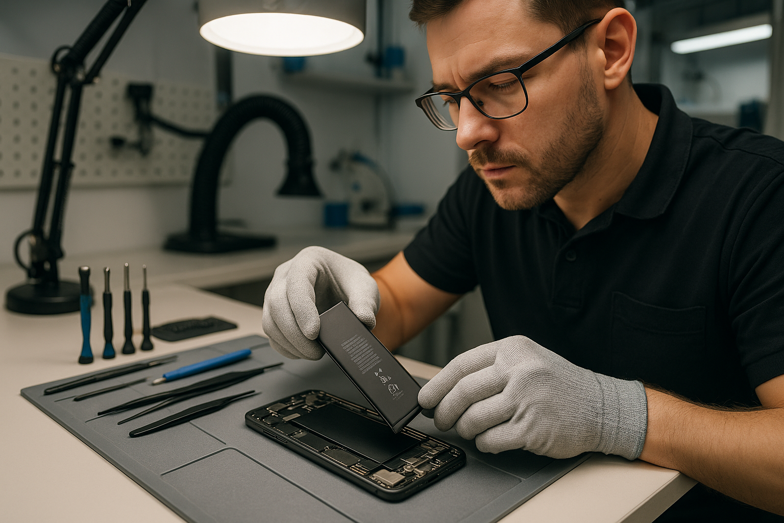 mobile battery changing professiona