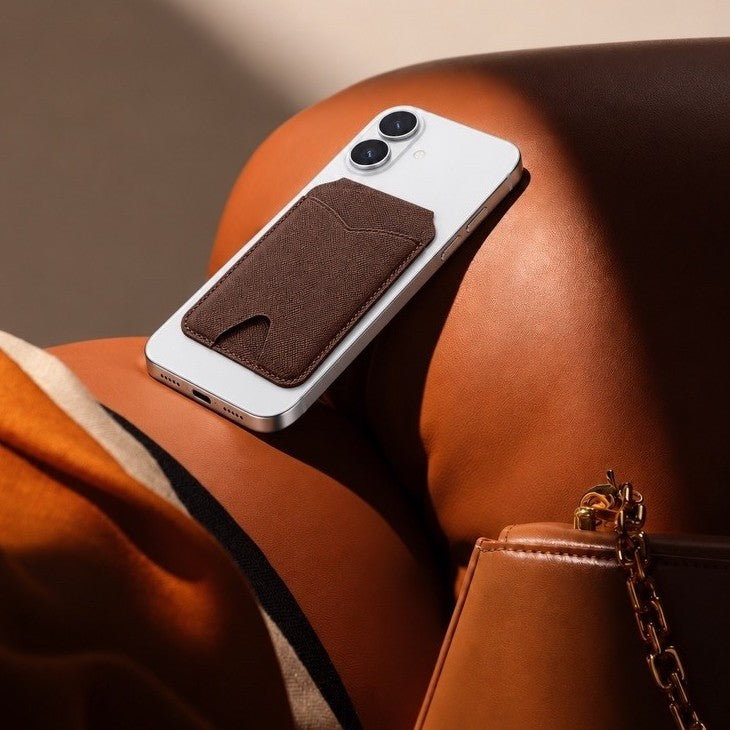 Commy ที่ตั้งโทรศัพท์ Snap On Wallet มี RFID กันขโมย แม่เหล็ก MagSafe ใส่บัตรได้ 4 ใบ พับได้รุ่น WL02